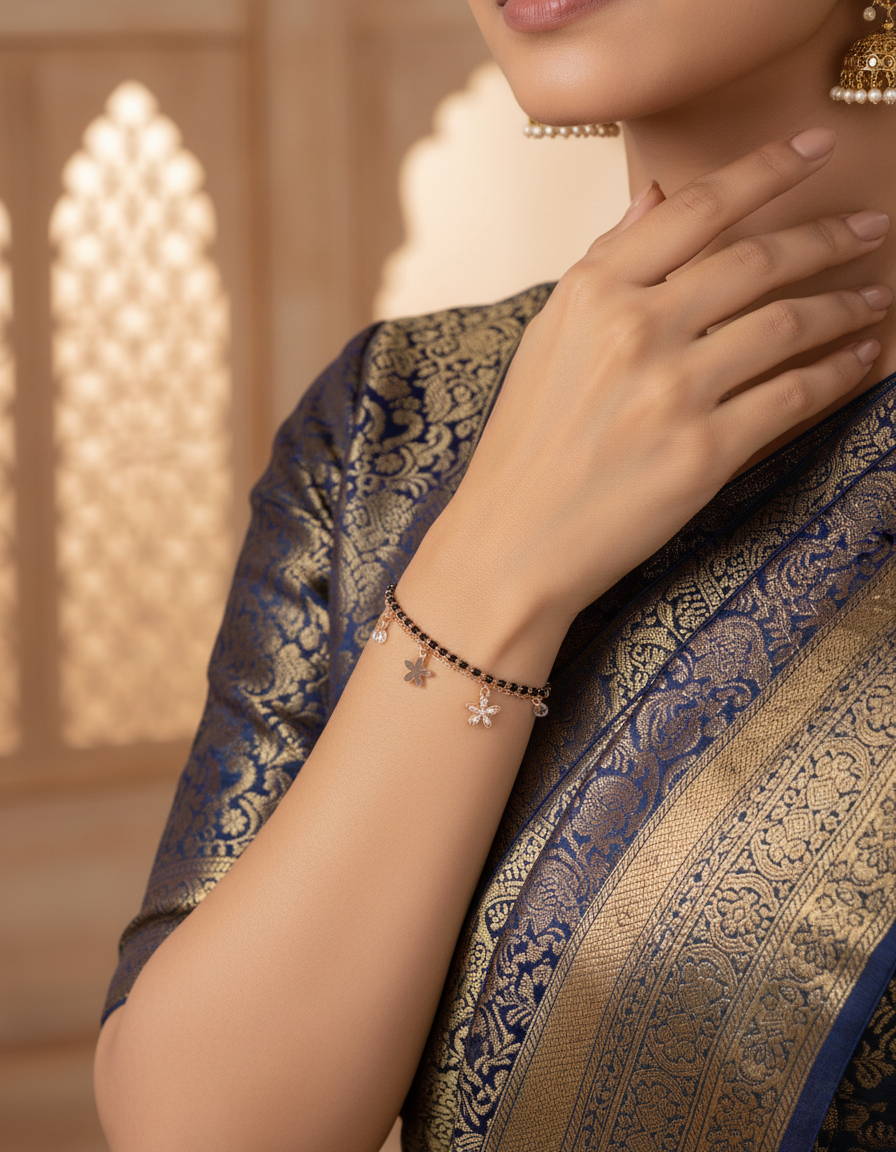 Star design bracelet mangalsutra
