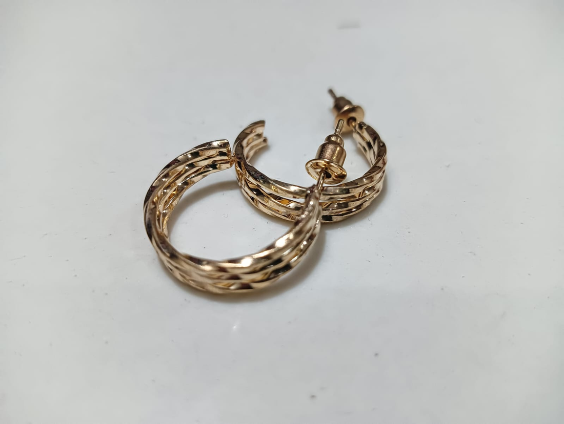 Elegant Gold Hoop Earrings