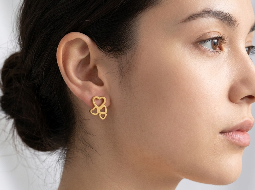 Heart shap earrings