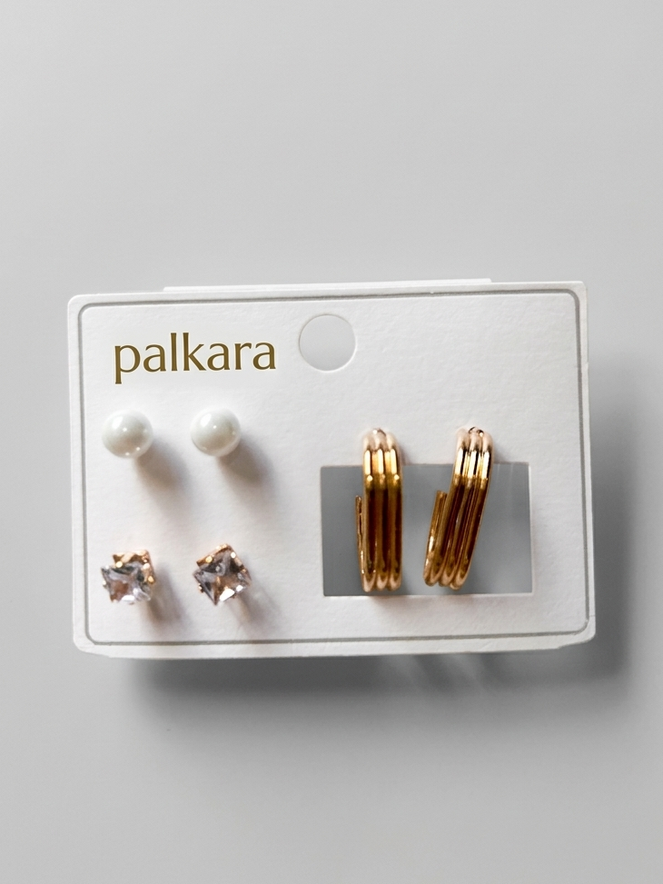 Square shape earrings