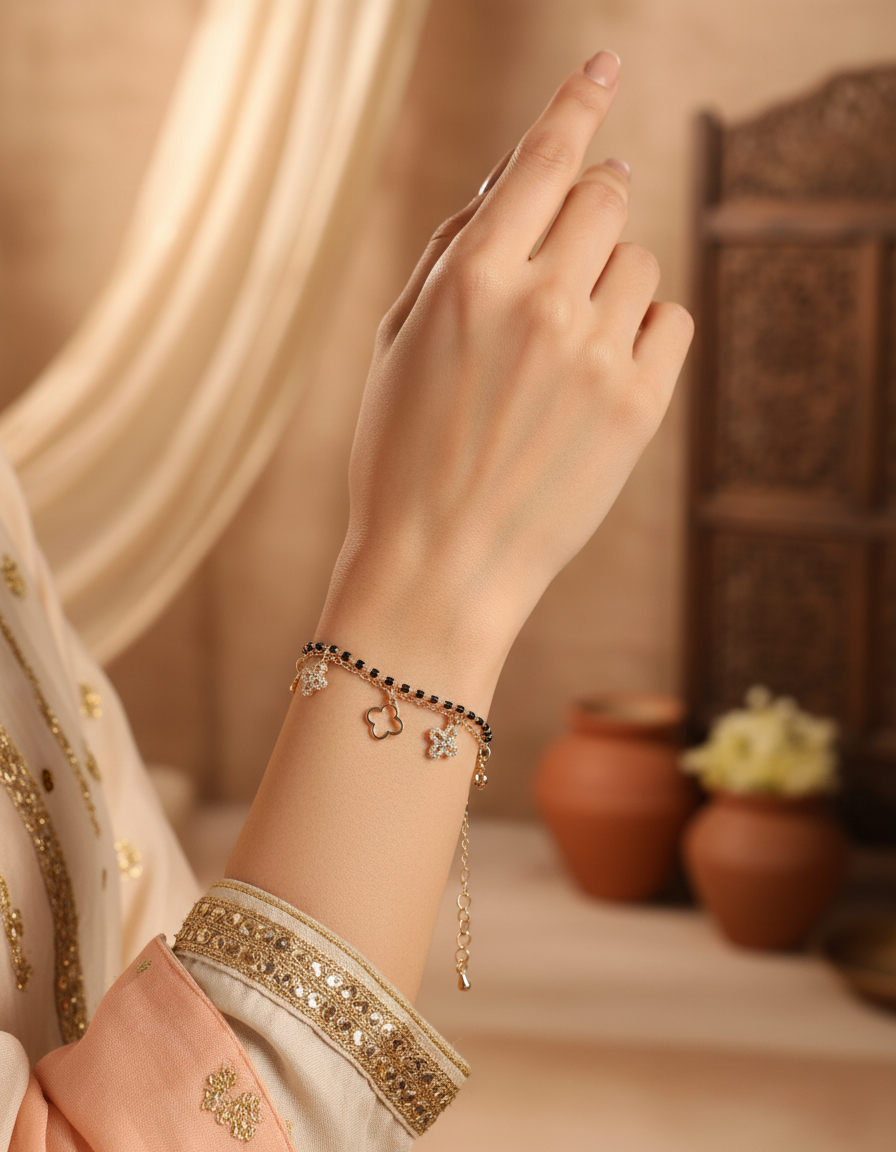Hand bracelet mangalsutra