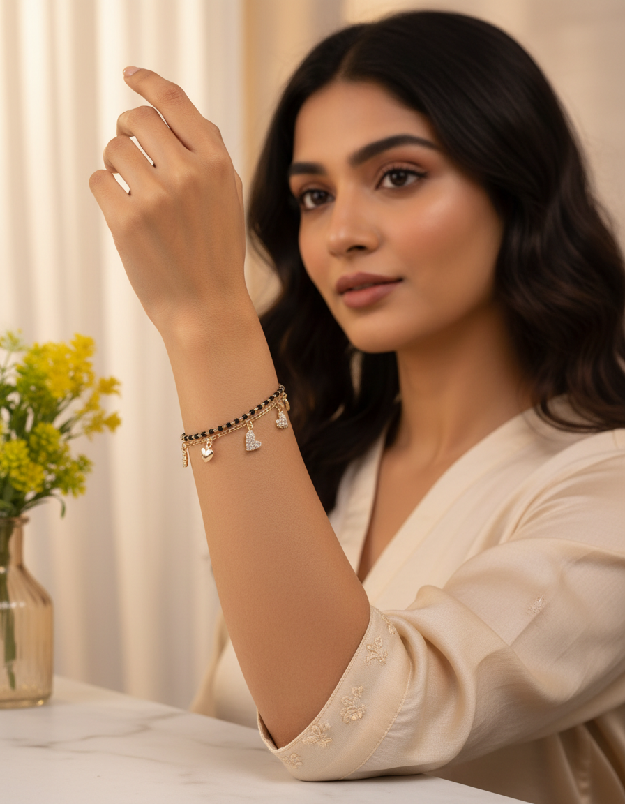 Hand bracelet mangalsutra